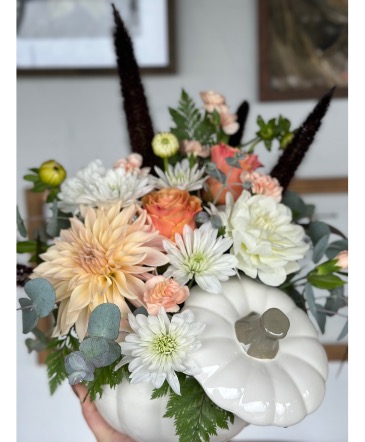 Designers Choice Pumpkin Arrangement  in New Cumberland, PA | Generations In Bloom