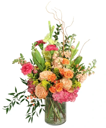 Designer's Choice - Seasonal Spring/Summer Large Size Arrangement in a Vase in Beloit, KS | Given Grace Floral & Decor