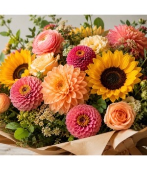 Designers choice Specify if you want this vased or wrapped in the special instructions