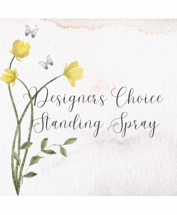 Designers Choice Standing Spray  Standing Spray in Lompoc, CA | BELLA FLORIST AND GIFTS