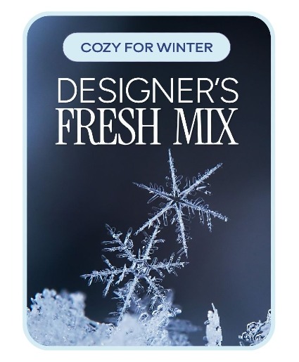 Designer's Choice Winter Flowers Flower Arrangement