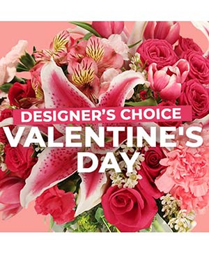 Designers Choice Valentine's Day Wrapped Bouquet 