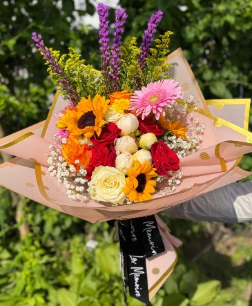 Designers choice Wrapped Arrangement in Springfield, MA | The Flower Box
