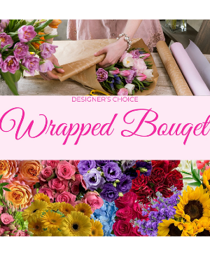 Designer's Choice Wrapped Bouquet 