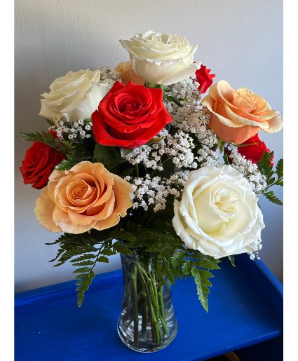 Designers Dozen Rose Arrangement