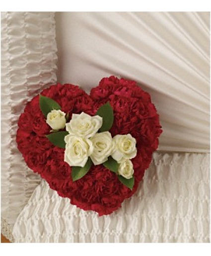 T260-2A Devoted Heart Casket Insert Funeral