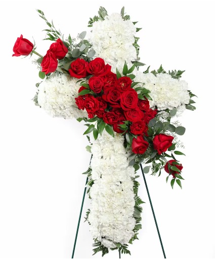 Devotion Cross Standing Spray