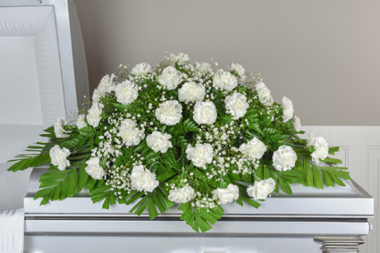 Diamond Devotion Casket Flowers 