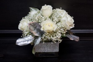 Diamonds Are Your Girl's Best Friend Vase Arrangement