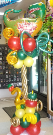 Dinosaur Balloon Column Balloon Bouquet
