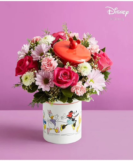 Disney Mickey Mouse & Friends Cookie Jar - for Mom Floral Arrangement