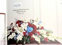 Distinguished Service Casket Spray 