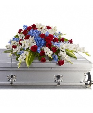 T240-3A Distinguished Service Spray Casket Spray
