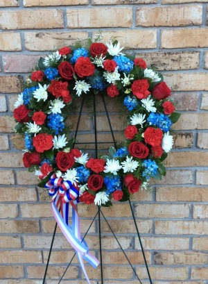 Courageous Soldier Wreath Sympathy
