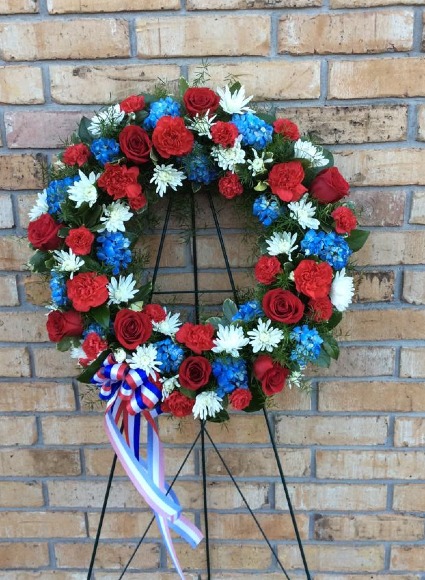Courageous Soldier Wreath Sympathy