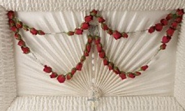 Divine Grace 50 Bead Rose Rosary A Davis Floral Design in Jacksboro, TX | AMBROSE FLORAL DESIGNS