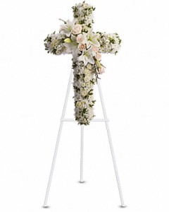 Heavenly Light Standing Cross