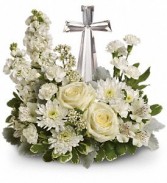 Divine Peace Arrangement (cross may vary)
