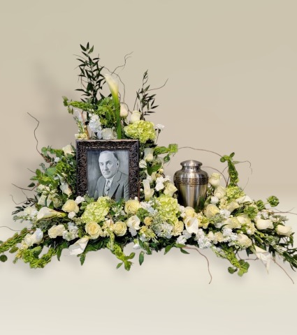 Divine Peace Double Urn Arrangement 