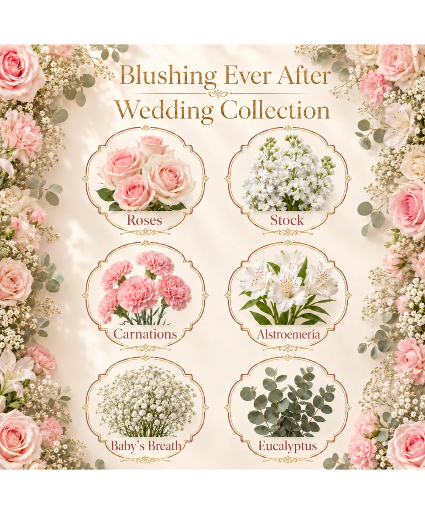 DIY Wedding Flowers - Pink & White 