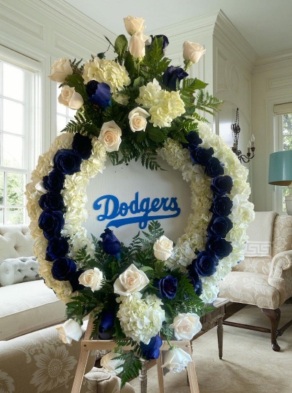 Dodger Wreath 