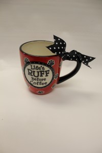 Dog "Life's Ruff Before Coffee" Mug
