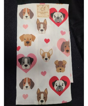 Dog Flour Sack Towel Towel