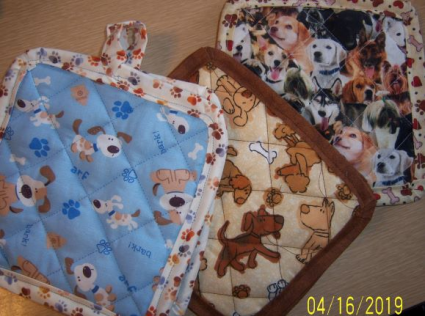 Dog Pot Holders  