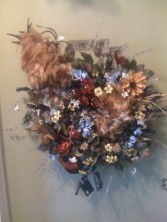 Dos Cockerels Wreath By Perrine Custom Silks