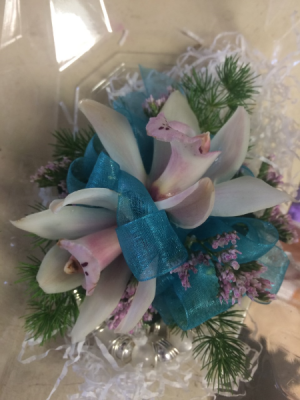 Double Orchid Wrist Corsage