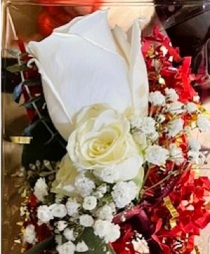 Double Rose Boutonniere Boutonniere