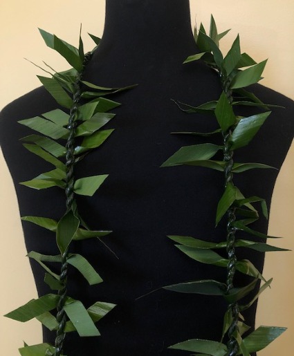 Double Ti Leaf Lei  