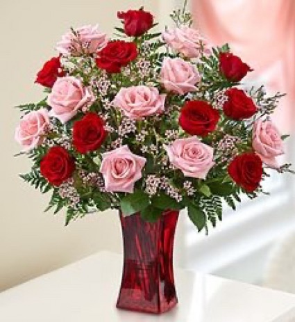 Double Your Kisses Vase Arrangement