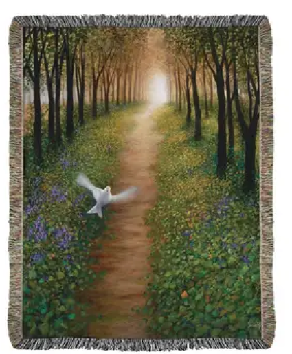 DOVE SYMPATHY THROW  