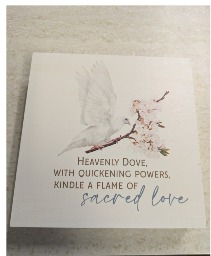 Dove Wooden Plaque NFS-DIA22Y2