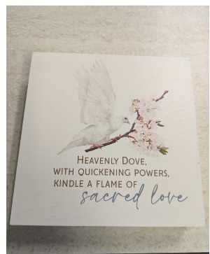 Dove Wooden Plaque NFS-DIA22Y2