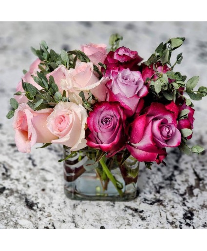Dozen 2Tone Roses 