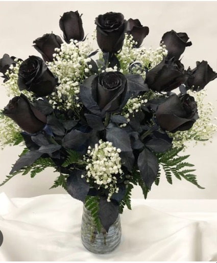 Dozen Black Roses Roses in Middletown, NY - ABSOLUTELY FLOWERS