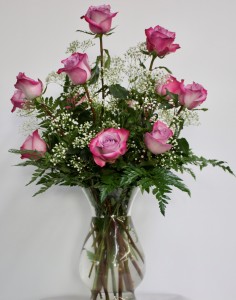 Dozen Deep Purple/Moody Blues Long Stem Roses Premium Long Stem Roses 