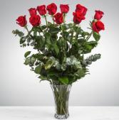 12 Long Stemmed Red Roses 
