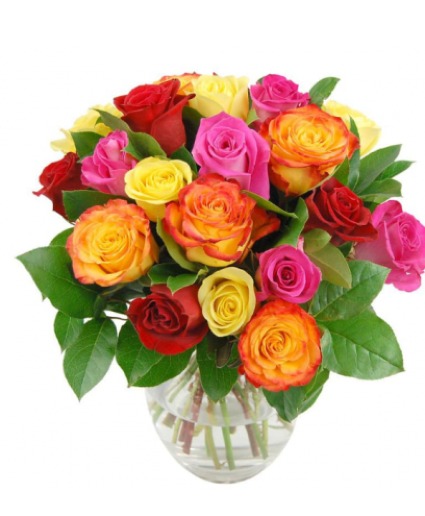 DOZEN MIX ROSES  ROSES 
