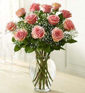 Dozen Pink Roses Every day