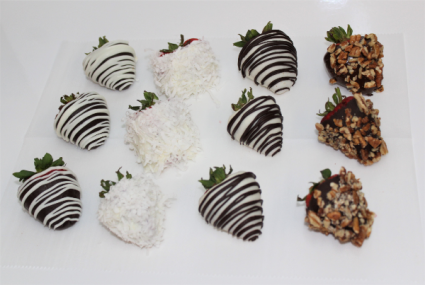Dozen Premium Chocolate Dipped Strawberries Fruits & Berries