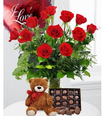 DOZEN RED ROSE BUNDLE  