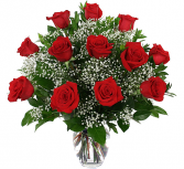 Dozen Red Roses Arrangement