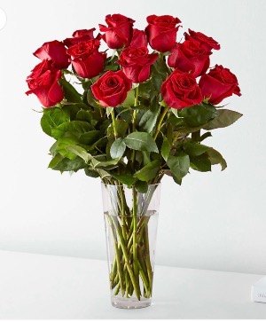Dozen Red Roses Premium 