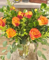 DOZEN SILANTOI ROSES  ARRENEGMENT 