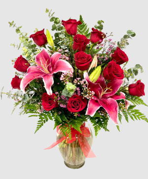 dozen with lilies 1 dozen with lilies 