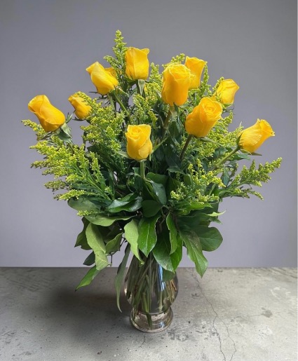 Dozen Yellow Roses 