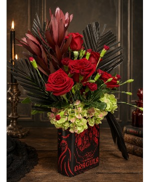 Dracula Arrangement Ceramic Book Container